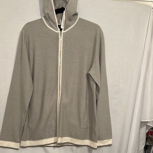 Theory Brague Hood In Parchement NWT Men Large BoxD